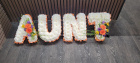Funeral Flowers | Letter Tributes | AUNT Tribute
