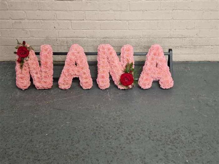 Funeral Flowers | Letter Tributes | NANA letter tribute