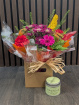 Fresh Flowers | Soomish Candles | Flower & candle gift set