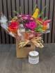 Fresh Flowers | Soomish Candles | Flower & candle gift set