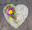 Funeral Flowers | Funeral Hearts | Gypsophila Heart