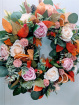 Autumn / Winter Door Wreaths | Falling into winter wreath