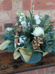 Christmas Collection | Fresh Flowers | Snowman Floral Velvet Hat box