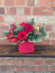 Christmas Collection | Fresh Flowers | Dear Santa Floral Velvet Hat box