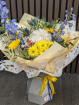 Fresh Flowers | Blue and Yellow Hand-tie floral