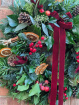 Christmas Collection | Fresh Christmas Wreaths | The Burgandy One