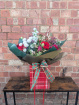 Christmas Collection | Fresh Flowers | Upsell gifts | Tartan Christmas bouquet