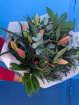 Christmas Collection | Fresh Flowers | Upsell gifts | Lily and foliage Bunch