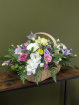 Fresh Flowers | Pastel  Fresh flower basket arrangement