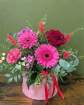 Fresh Flowers | Valentines | Pink Sweetheart floral hatbox