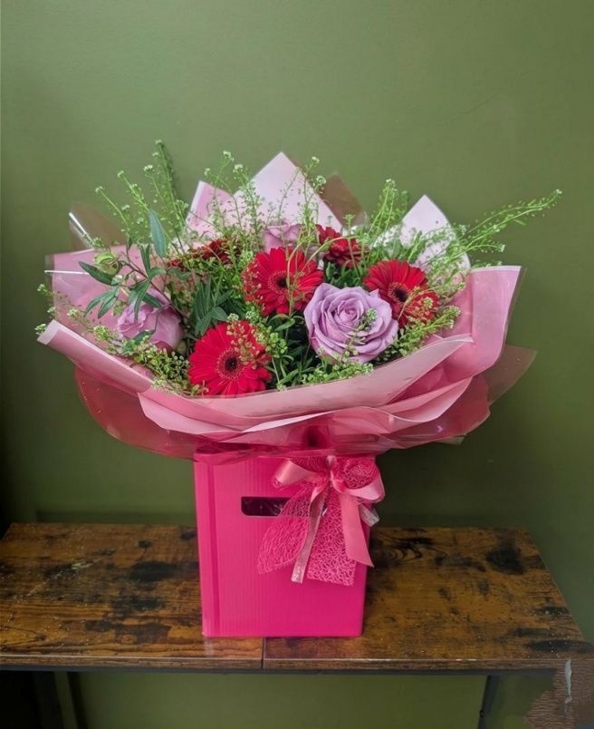 Fresh Flowers | Valentines | Tickled Red Bouquet