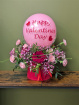 Fresh Flowers | Valentines | Love is in the Air hatbox