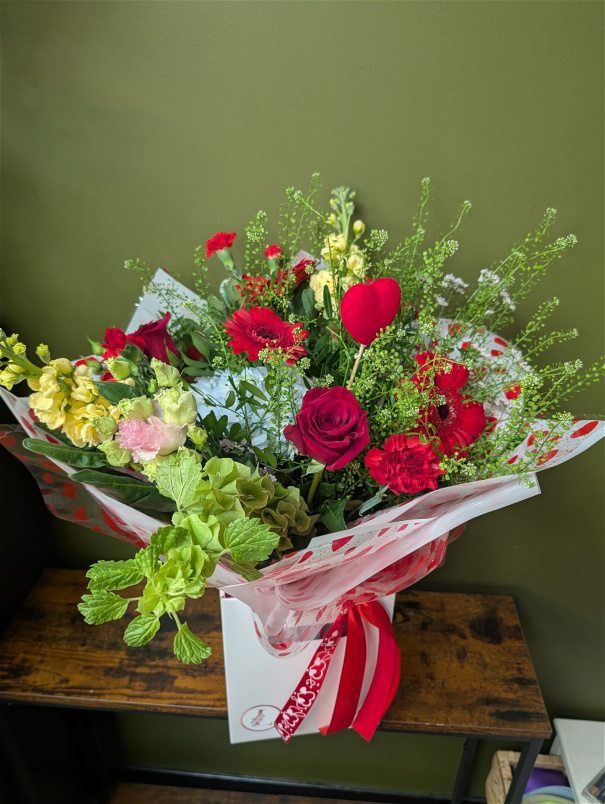 Fresh Flowers | Valentines | From the heart Bouquet