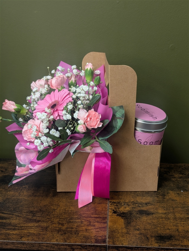 Fresh Flowers | Mother's Day | The bloom and candle duo