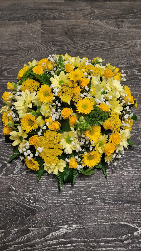Funeral Flowers | Funeral posy | Yellow Posy