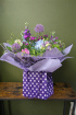 Fresh Flowers | Upsell gifts | Polka dot lilac bouquet
