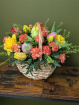 Fresh Flowers | Spring Flowers | Spring floral basket