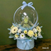Fresh Flowers | New Baby flowers | Teddy bubble arrangements