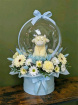 Fresh Flowers | New Baby flowers | Teddy bubble arrangements