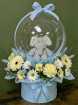 Fresh Flowers | New Baby flowers | Teddy bubble arrangements