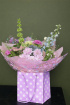 Fresh Flowers | Upsell gifts | Polka dot pink bouquet