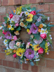 Door Wreaths | Wildflower sunshine wreath