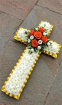 Funeral crosses | Funeral Flowers | Bright Massed Cross