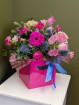 Fresh Flowers | Hat Boxes | Upsell gifts | Rosé & Blue