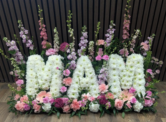 Funeral Flowers | Letter Tributes | Special Funeral Tributes | Mum/Mam Flower Garden