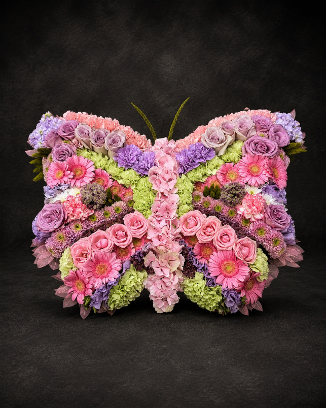 Funeral Flowers | Special Funeral Tributes | Floral butterfly tribute