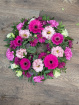 Funeral Flowers | Funeral Wreaths | Pink wreath
