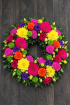 Funeral Flowers | Funeral Wreaths | Colourful wreath
