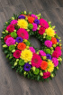 Funeral Flowers | Funeral Wreaths | Colourful wreath