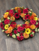 Funeral Flowers | Funeral Wreaths | Golden Memories – Bright Floral Funeral Wreath