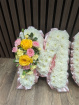 Funeral Flowers | Letter Tributes | MUM pastel letter tribute