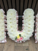 Funeral Flowers | Letter Tributes | MUM pastel letter tribute