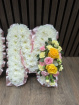 Funeral Flowers | Letter Tributes | MUM pastel letter tribute