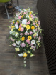 Funeral Flowers | Funeral Sprays | 4ft pastel Casket Spray