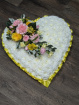 Funeral Flowers | Funeral Hearts | Pastel heart