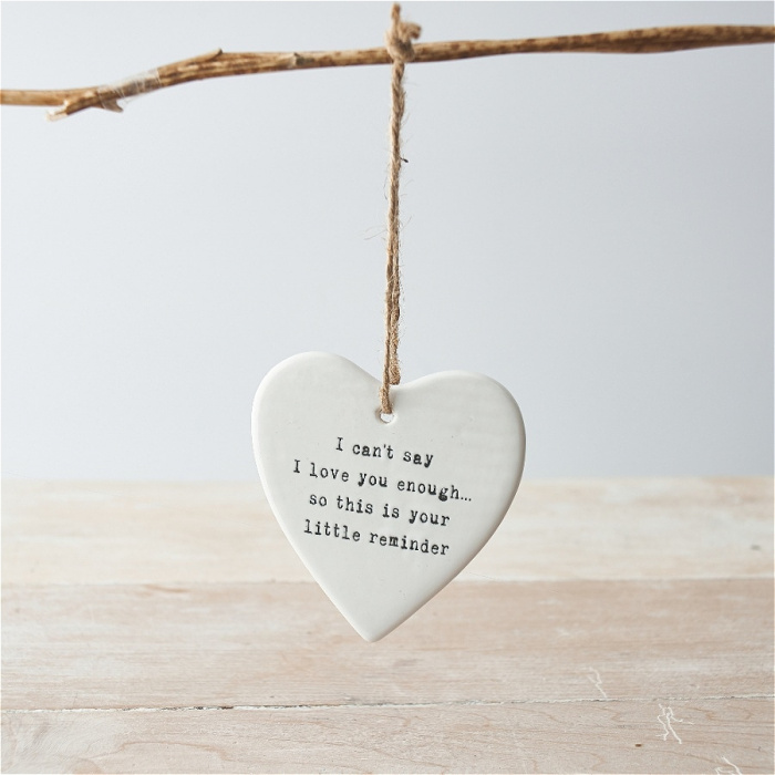 Gifts | Hanging Ceramic Heart