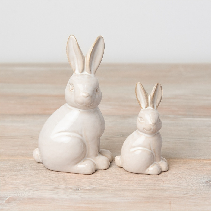 Gifts | Natural Bunny Ornament 14 cm