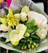 Bouquets | Gifts | Elegance: A sophisticated, green-white bouquet