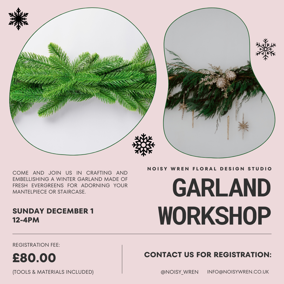 Noisy Wren Floral Design Studio | Gloucester | Workshops