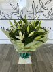 Bouquets | Mother's Day | Lilies and Greenery Aqua Box