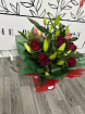 Bouquets | Mother's Day | Valentine's Day | Lilies, Roses & Greenery Aqua Box