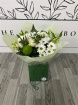 Bouquets | Mother's Day | Elegant White and Greens Aqua Bag