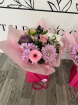 Bouquets | Mother's Day | Pretty Pinks Aqua Bag
