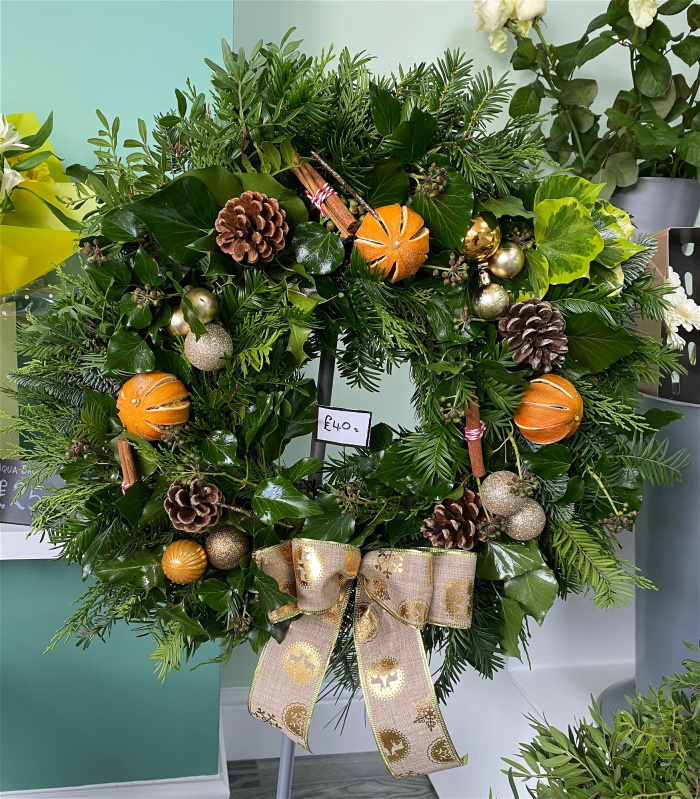 Christmas | Christmas Wreath - Gold