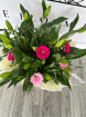 Bouquets | Mother's Day | Lilies, Geberas & Greenery Aqua Box