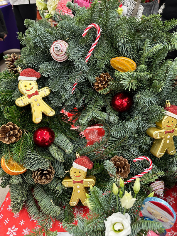 christmas | Gingerbread man wreath
